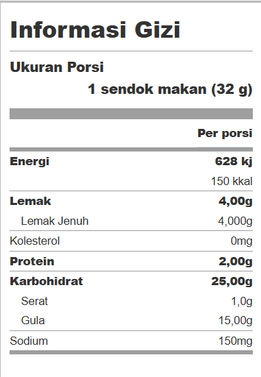 Energen Vanilla 30gr